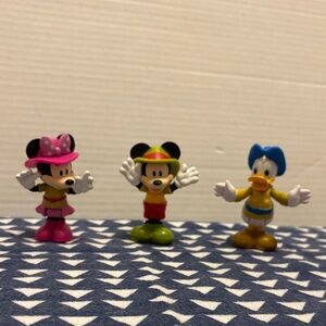 Disney Kids Mini Figure Set - , Minnie, Donald &  Mickey Safari